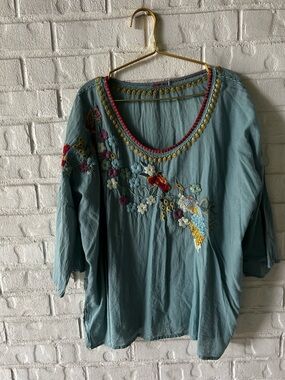 Johnny Was blouse XL